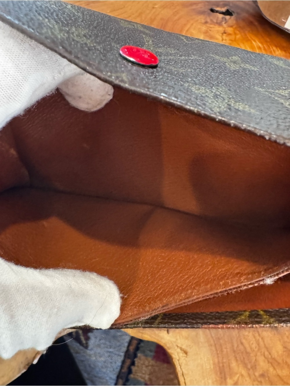 just in🔥 Louis Vuitton vintage monogram long wallet converted before 1980 - Picture 10 of 14